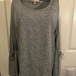 Michael Kors Gray Long Sleeve Women's Top
